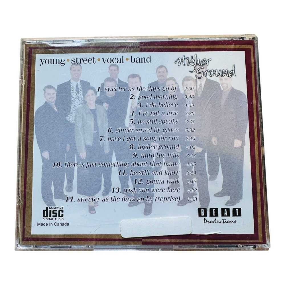 Higher Ground CD by Young Street Vocal Band Gospel Music Album - Picture 2 of 2